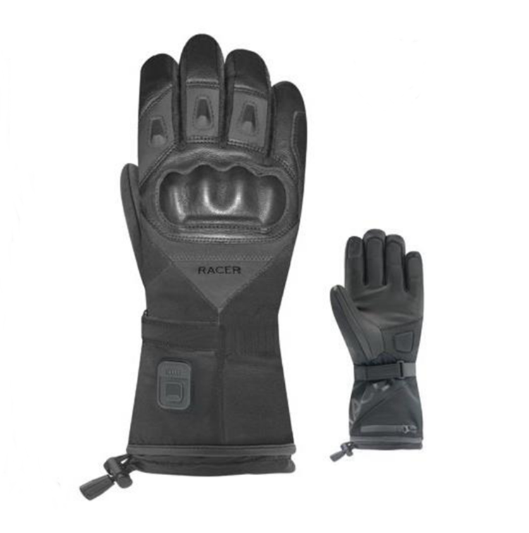 GUANTES MOTO RACER HEAT 5 CALEFACTABLE M NEGRO